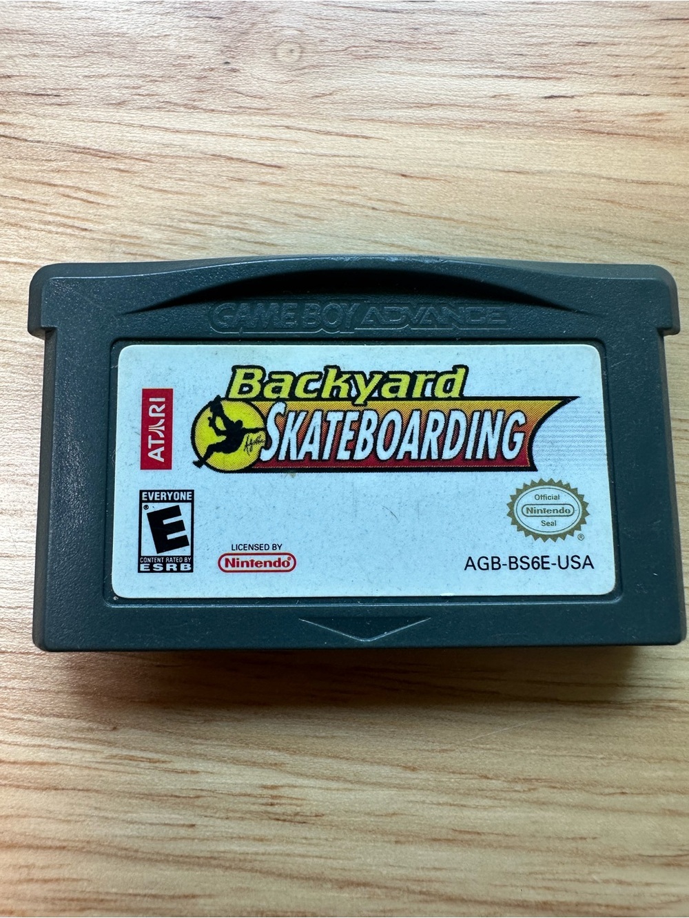 Nintendo Backyard Skateboarding Game Boy Advance Cartridge
